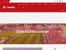 Tablet Screenshot of clubaunion.com.ar